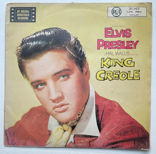 ELVIS PRESLEY KING CREOLE RARE SOUTH AFRICAN RCA/TEAL 1958 1ST PRESS VG+/VG+