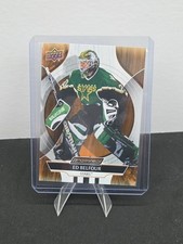 ED BELFOUR 2024-25 UPPER DECK ENGRAINED ICONS BASE WOOD SP PARALLEL #85