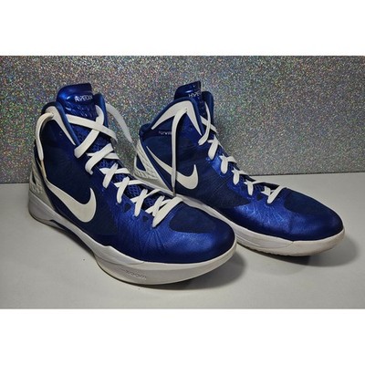 NIKE Zoom Hyperdunk Flywire 2011 Men's Royal Blue White Basketball Shoes 14