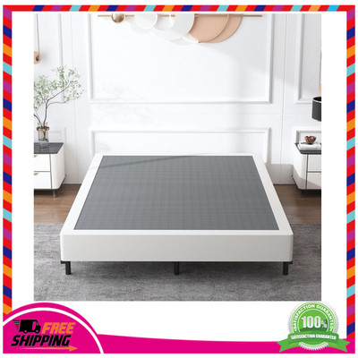 Heavy Duty Queen BoxSpring 9 Inch Mattress Foundation Bed Base No Box Spring Req