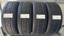 4 PNEUMATICI USATI  PIRELLI SCORPION WINTER INVERNALI 235 60 R18  107 H DOT 2021
