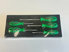 NEW Matco Tools SSPCG5CA Top Torque II 5pc Premium GREEN Screwdriver Set in Foam