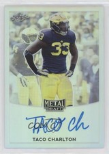 2017 Leaf Metal Draft Taco Charlton #BA-TC1 Auto 0i40