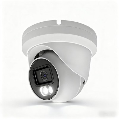 5MP Color-Vu Full Color Night Version Turret PoE IP Camera Outdoor, 2.8mm Wid...