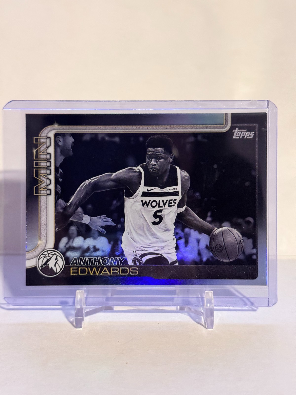 2025-26 Topps Flagship - Anthony Edwards #108 - Blackout