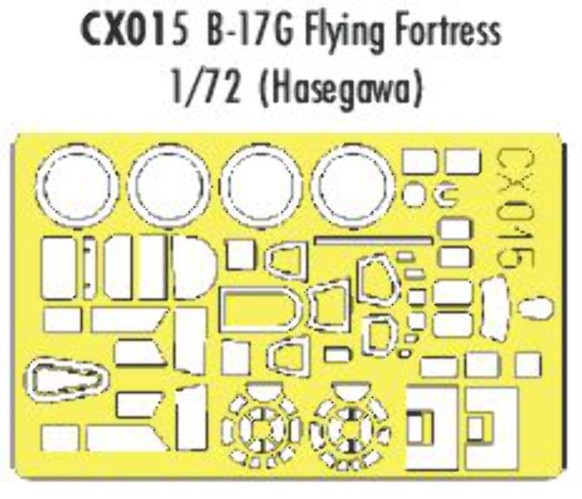 Eduard CX015 1:72 B-17G Flying Fortress for Hasegawa