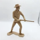 Vintage 1960s Marx 6" Rifleman Figure, Taking Hip Shot.  Fully Intact. f5