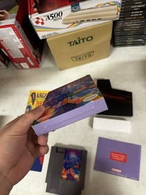 Tetris (Nintendo NES, 1989) Completo En Caja Estuche Protector Limpio Probado Cib