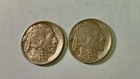 1913 USA BUFFALO nickel pair Type 1 & Type 2 nice coins see pictures
