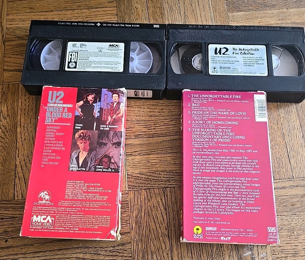 1984 U2 Live At Red Rocks Under A Blood Red Sky & The
