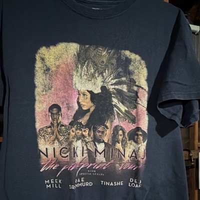 Jansport Nicki Minaj The Pinkprint Tour Black Men's Large Graphic T-Shirt