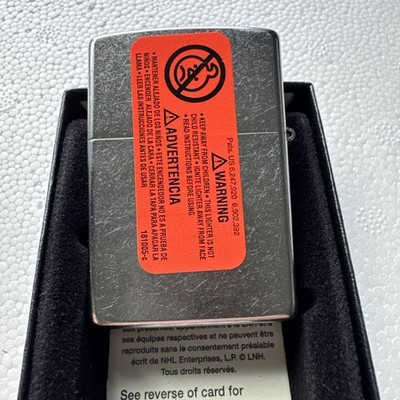 Zippo NHL Chicago Blackhawks Hockey Logo Lighter Silver - 48034