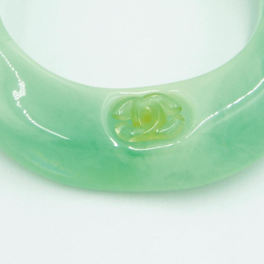 Chanel Authentic Coco Mark Plastic Bangle Pre-own… - image 7