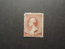 US Stamp    Scott # 210     1883 2 c Washington Bank Note   Superb  MNH