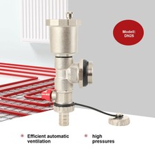 DN25 Entlüftungsventil Heizungsverteiler 1 Zoll Für Fußbodenheizung