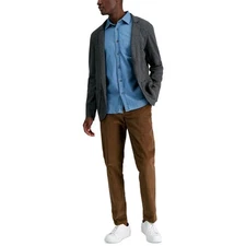 Kenneth Cole Reaction Men's Slim-Fit Stretch Corduroy Pants Camel KC80123-34x30