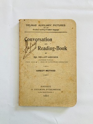 CH. VEILLET - ADDISON - GESPRÄCH UND LESEN - BUCH, DIREKTE METHODE - 1906