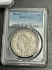 1893 CC Morgan Silver Dollar PCGS VF30 Key Date Carson City Mint $1 Coin (1726)