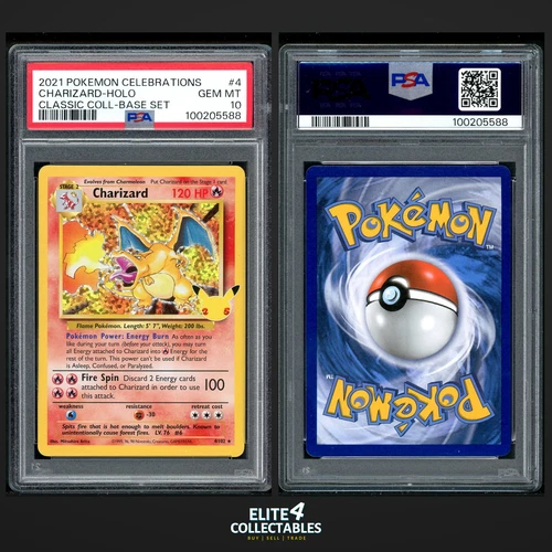 Charizard 4/102 Holo - PSA 10 (Celebrations)