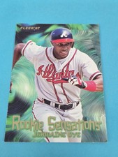 1997 Fleer Rookie Sensations #4 Jermaine Dye Atlanta Braves BASEBALL Card 7I. rookie card picture