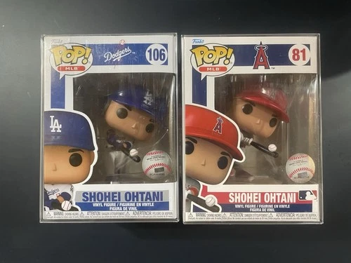 Funko Pop! MLB - Shohei Ohtani #106 & #81 Bundle Of 2