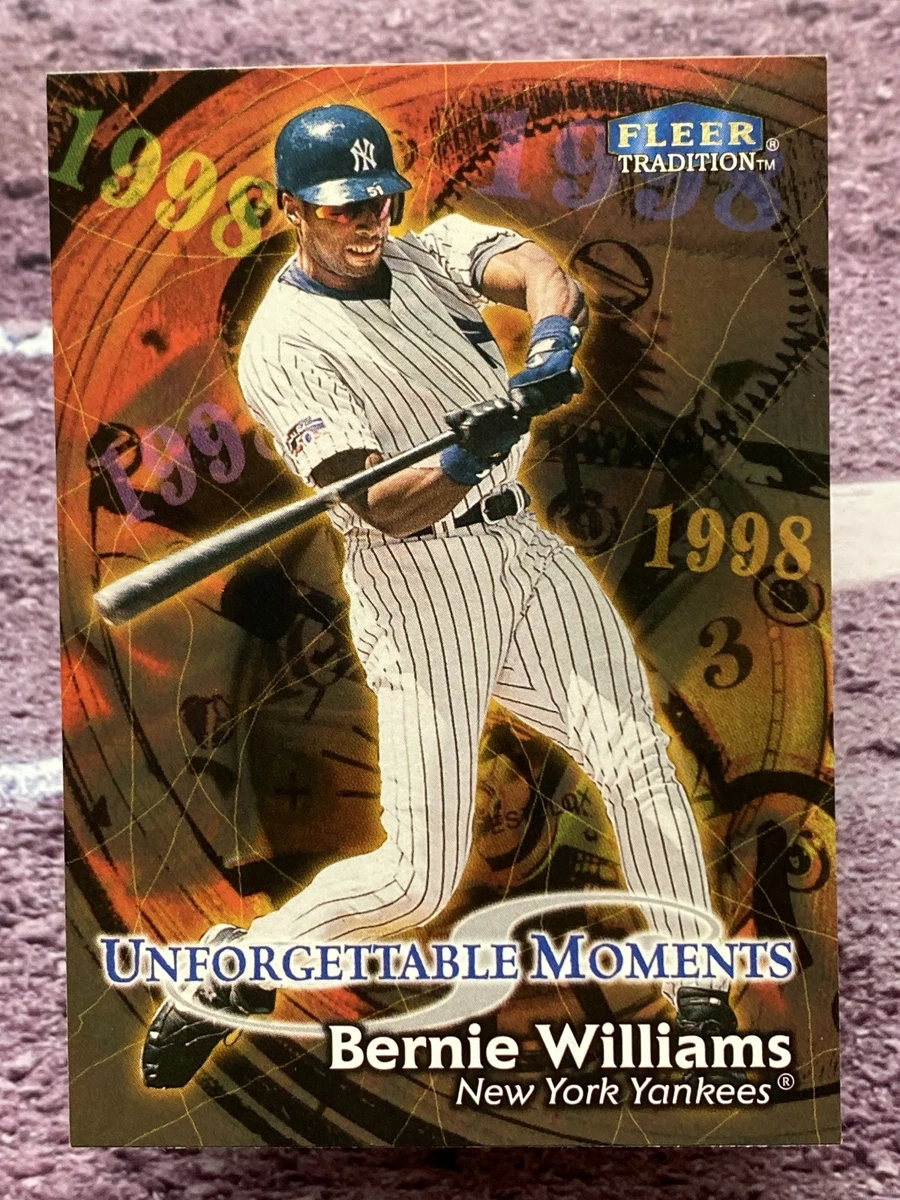 Bernie Williams Baseball 1998 Season Sports Trading Cards