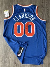 Jordan Clarkson New York Knicks Autograph Signed Jersey! Psa Coa 
