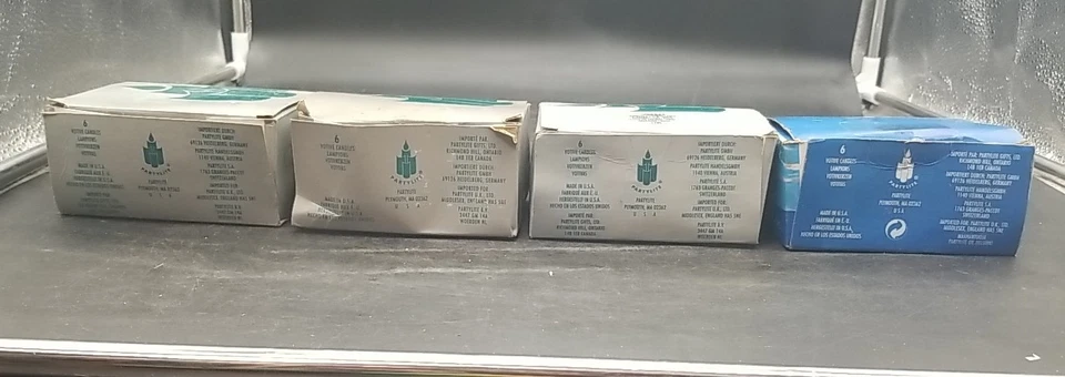 Lote de 24 (6) velas votivas PartyLite verão chuveiros/sálvia deformada - Imagem 3 de 4