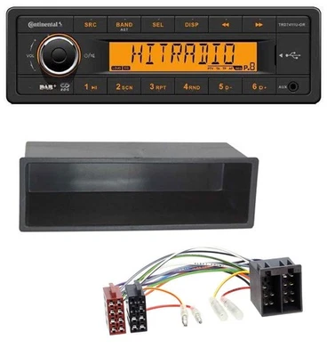 Continental 1DIN DAB MP3 AUX USB Autoradio für Mercedes A-Klasse M-Klasse Vaneo - Bild 1 von 4