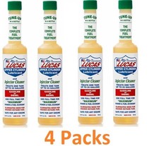 Lucas Oil 10020 Injector Cleaner 5.25 Oz Fuel Treatment Gas Diesel 4 Pack Lucas Oil 10020 Injector Cleaner 5.25 Oz Fuel Treatment Gas Diesel 4 Pack