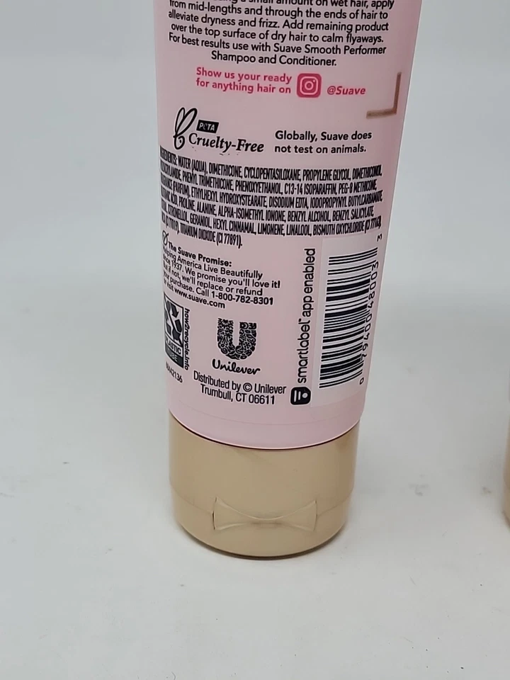 Crema suavizante de peinado anti-frizz suave control brillo 4 oz ea Foto 4 de 4