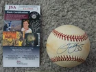Frank Thomas Autographed Official American League Baseball w/Case JSA COA