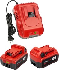 2Pack 18V 6.0Ah Batteries Replacement Milwaukee M-18 Battery 1 Charger Set