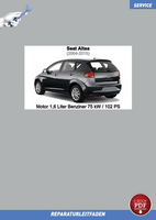 PDF Seat Altea (2004-2015) Reparaturanleitung Motor 1,6 Liter Benziner 102 PS