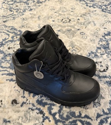 Nike Air Max Goadome ACG Triple Black Mid Top Lace-Up Men's Sneaker 2016