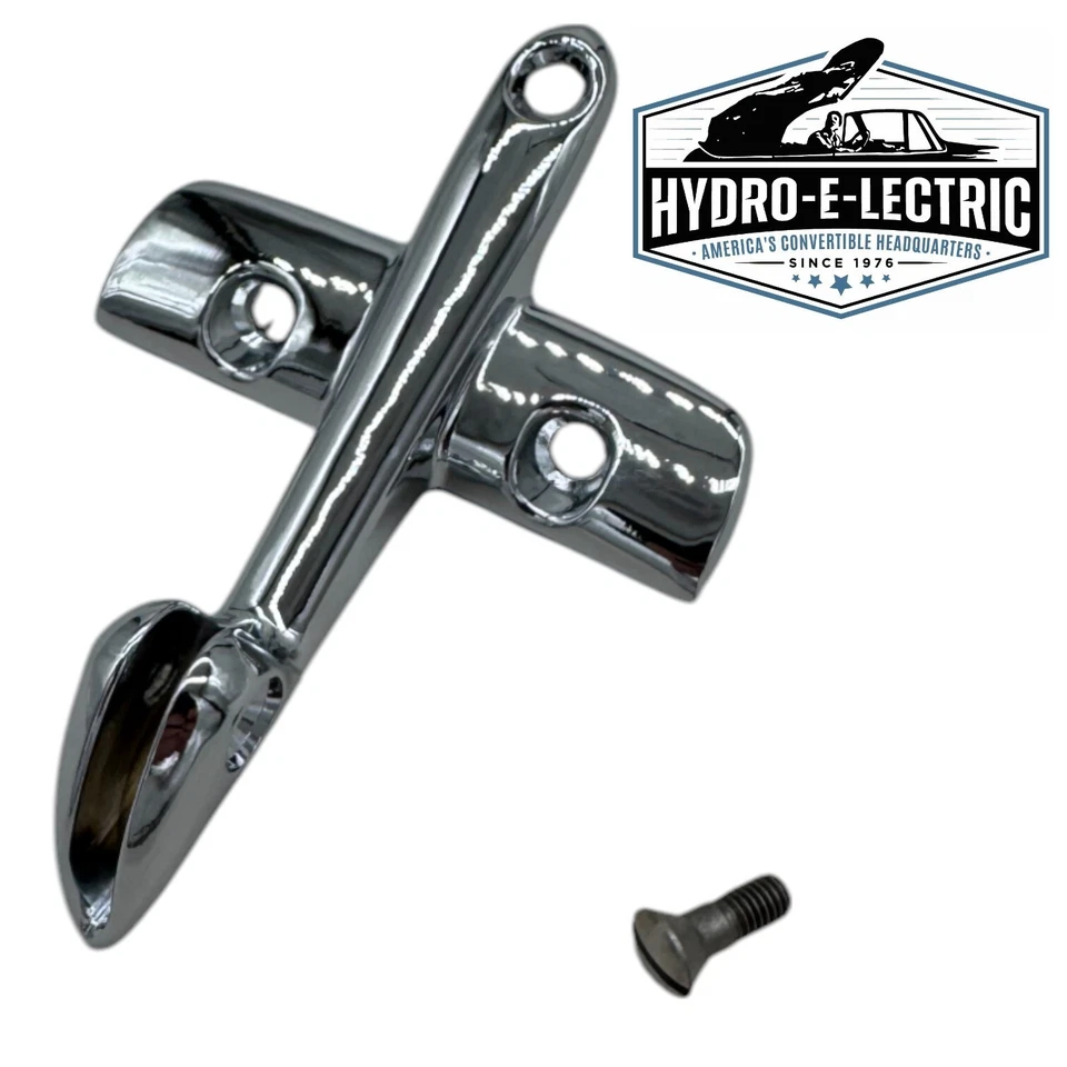 Juego de espejos retrovisores y soportes interiores cromados Chevy II y Nova 1962-1965 nuevos Foto 4 de 4