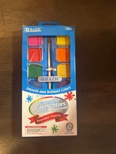 BAZIC Washable  Watercolors , Brand new , Unopened 
