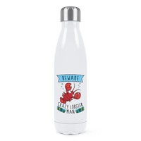 Beware VerrüCkte Lobster Mann Doppelwand Wasserflasche Lustig Tiere Thermo