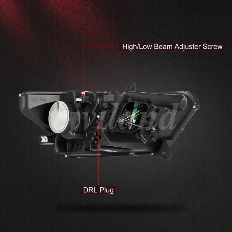 Headlights Pair For 2015 2016 2017 Ford Mustang HID/Xenon W/LED DRL LH+RH 15-17 Foto 4 de 4