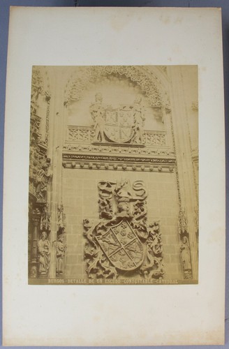 BURGOS Cathedral SPAIN set of 21 original photographs c1890 mounted albumen - Picture 15 of 24