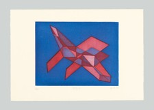 Achille PERILLI - "Omaggio all'Ariosto", 1974 - Acquaforte, 35 x 50 cm