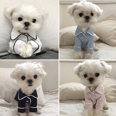 dog silk pajamas