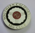 Mg badge of southern california car grill badge emblem mg jaguar triumph ferrari