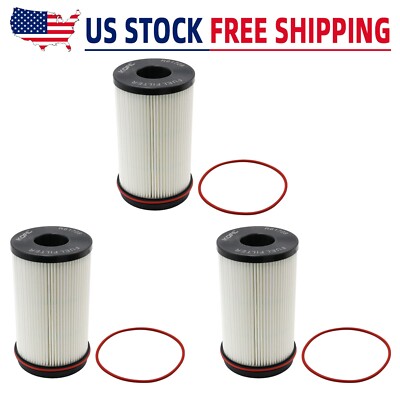 3*Fuel Filter Water Separator PF46235 FS20176 R61709 For DD-13 DD-15 DD-16