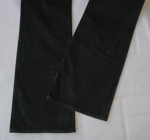 Hudson Little Girls Bootcut Jeans Sz 8 w Flap Pockets Black Stretch L 27 NEW - Picture 7 of 10