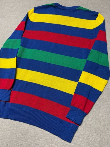Mickey Mouse Sweater Kids XL Stripped Disney 100th Anniversary Knit - Picture 3 of 10