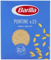 Pasta Barilla Italienische Puntine N.23 Aus Hartweizenmehl 4 StüCk 500 Gr
