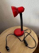 Lampe De Bureau Orientable Vintage Rouge Max 40W Made In Italy