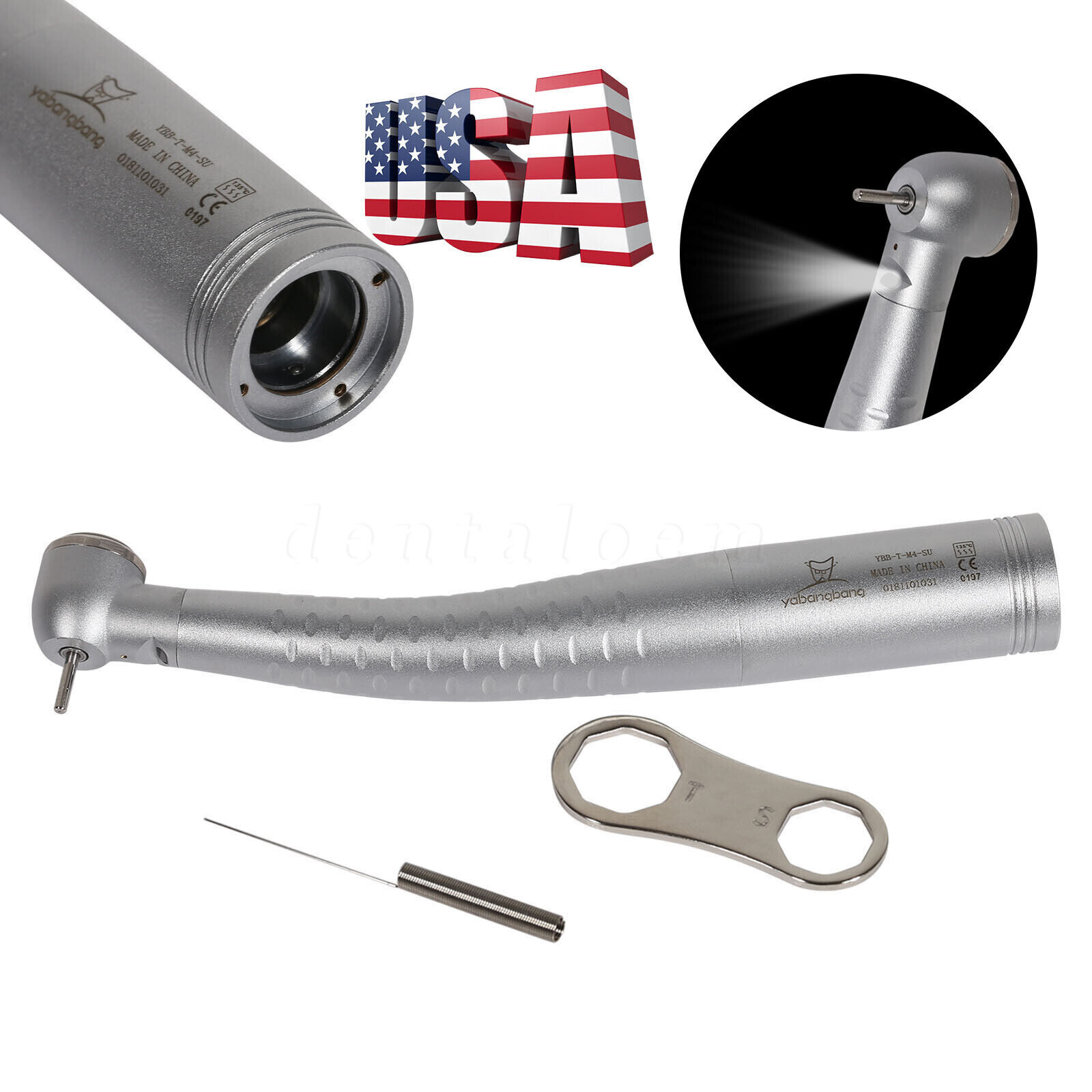 KaVo Style Dental High Speed Turbine Handpiece fit 4/6 Hole Coupler Swivel USA