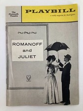 1958 Playbill The Plymouth Theatre Henry Lascoe in Romanoff and Juliet
